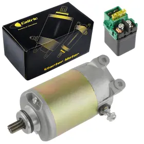 Caltric 18597aa2001 Starter And Relay Solenoid Fits Honda Cn250 Helix 250 1986 1987 1988 1989 - 2007