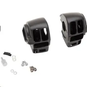 Drag Specialties 0616-0355 Switch Housing Kit - Matte Black