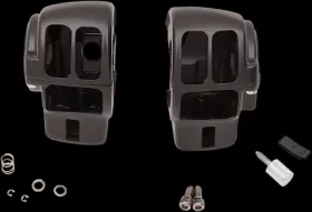Drag Specialties 0616-0358 Switch Housing Kits Matte Black