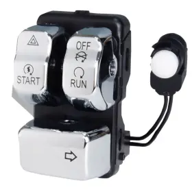 Drag Specialties 0616-0384 Canbus Handlebear Switch - Right Chrome Motorcycle