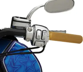 Drag Specialties Vgy1mfc1di Ds Chrome 6 Button Handlebar Switch Kit W Wire Leads Harley Rocker C 07