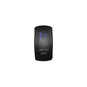 Dragonfire Racing 04-0072-cl77 Laser Etched Led Rocker Switch - Blue Lighted Whip 04-0072 Dragonfire Racing 04-0072-cl77 Laser Etched Led Rocker Switch - Blue Lighted Whip 04-0072