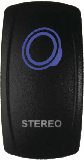 Dragonfire Racing 04-0097 Laser Etch Dual Led Switch - Stereo On/off Blue Dragonfire Racing 04-0097 Laser Etch Dual Led Switch - Stereo On/off Blue