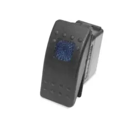 Dragonfire Racing 520981 Lighted Switch On/off Rocker Blue Lite