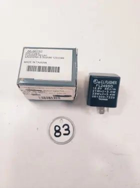 Emgo 10-1394 12 Volt Flasher Kawasaki Suzuki 2 Prong 12v/23w