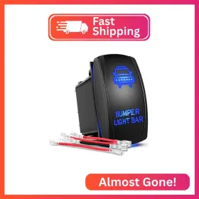 Gooacc 22b-a Bumper Light Bar Rocker Switch Led Lights Bars 5 Pin Laser On Off Switche
