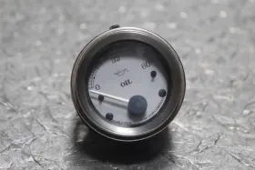 Harley-davidson 75165-01 75165-01a 2006 Street Glide Oil Pressure Gauge Assembly 75165-01 Silver Face