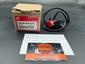 Honda 35130-428-673 Nos Xl100/125/185/250/500 Genuine Oem Engine Stop Switch #