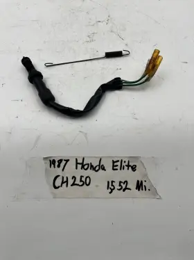 Honda 35370-km1-000 Oem 1987 Elite Ch250 Rear Brake Switch W Spring