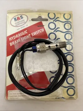 K&s Technologies 56-4253 K&s Hydraulic Brake Switch Double Bleed Blk 10x1.25 1 #56-4253 12-0012 #m381