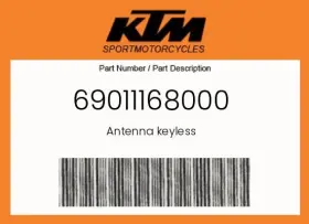 Ktm 69011168000 Genuine Antenna Keyless -
