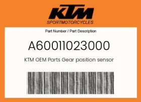 Ktm A60011023000 Genuine Gear Position Sensor -