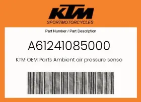 Ktm A61241085000 Genuine Ambient Air Pressure Sensor -