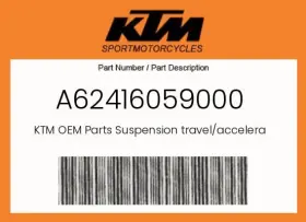 Ktm A62416059000 Genuine Suspension Travel/accelerator Sensor -
