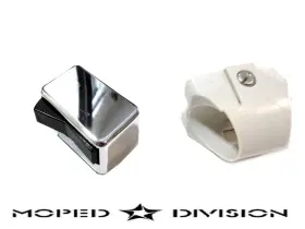 Merit Md-1518 Nos Universal Moped Light / Kill Turn Switch Chrome 22mm Crack Scuffs