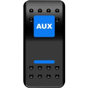 Moose Utility 2106-0538 Offroad Aux-pwr Auxiliary Rocker Switch - Red