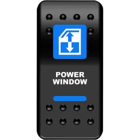 Moose Utility 2106-0573 Offroad Win-pwr Rocker Switch - Power Window Blue Moose Utility 2106-0573 Offroad Win-pwr Rocker Switch - Power Window Blue