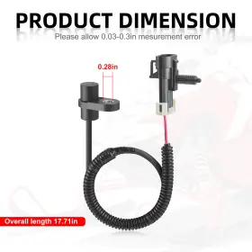 Moto1988 2411353 2010 2011 2012 2013 2014-2016 For Polaris Pro Rmk 800 155in Speed Sensor