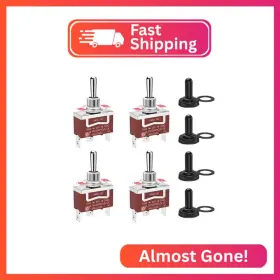 Rvboatpat Kn3c-123ap 12 Volt Momentary Toggle Switch On -off- 3 Way Waterproof Rvboatpat Kn3c-123ap 12 Volt Momentary Toggle Switch On -off- 3 Way Waterproof