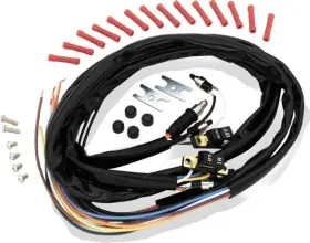 Twin Power 6agau2097a Tp Black Handle Bar Switch Kit W 48 Inch Wire Leads Harley Tour Glide Classic 80-81