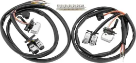 Twin Power 887337165196 07-10 Flh Flt Fxst Flst Fxd Xl Chrome Handlebar Switch Kit