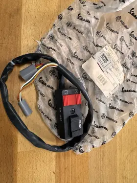 Vespa 099701395184 Nos Piaggio 584555 Indicator Kill Switch Blinker Oem Original Factory Part